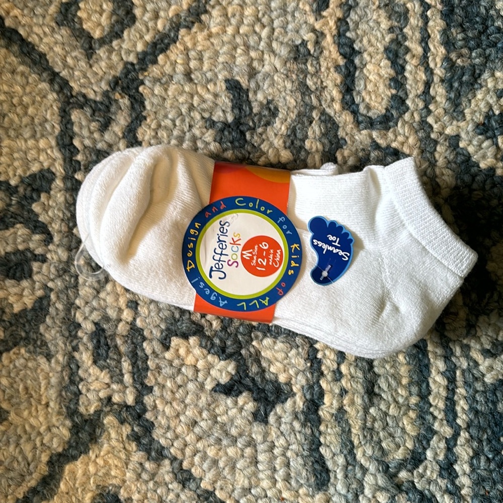 Jefferies White Socks